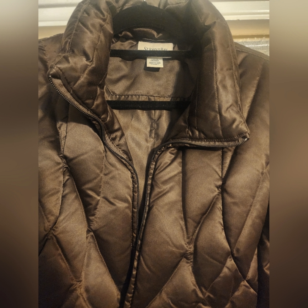 St. John's Bay Women's Brown Coat